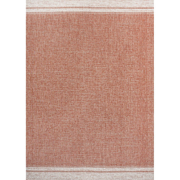Alda Modern Minimalist Mingled Solid Indoor/Outdoor Area Rug